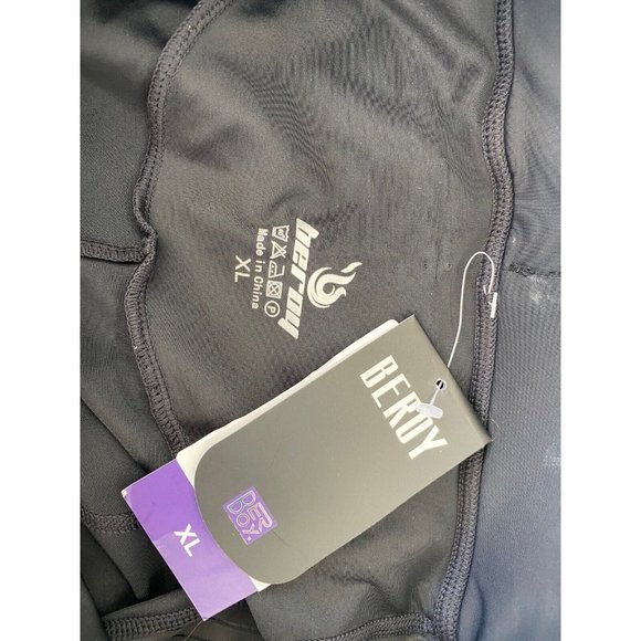 Beroy Mens Cycling Shorts Size XL- Black - Picture 4 of 6